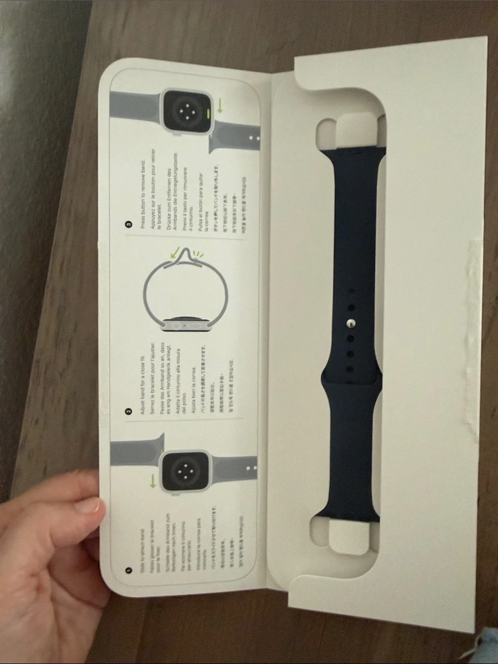 Apple Watch Sport Band Dark Blue